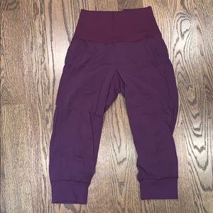 Purple Lululemon Dance Studio crop